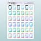 Phones // Rainbow Functional Stickers