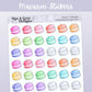 Macarons // Rainbow Functional Stickers