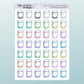 Prescription // Rainbow Functional Stickers