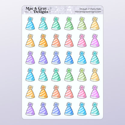 Party Hats | Functional Stickers