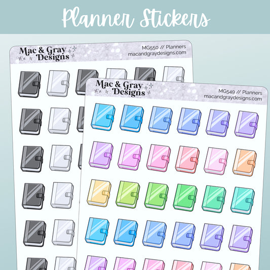 Planners // Rainbow Functional Stickers