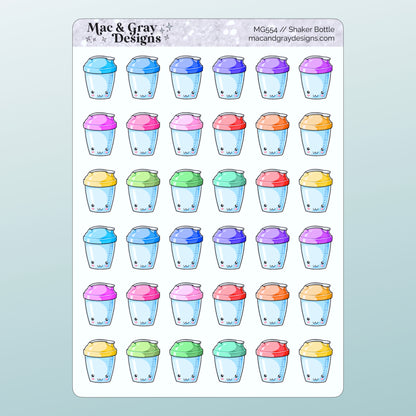 Shaker Bottle | Functional Stickers