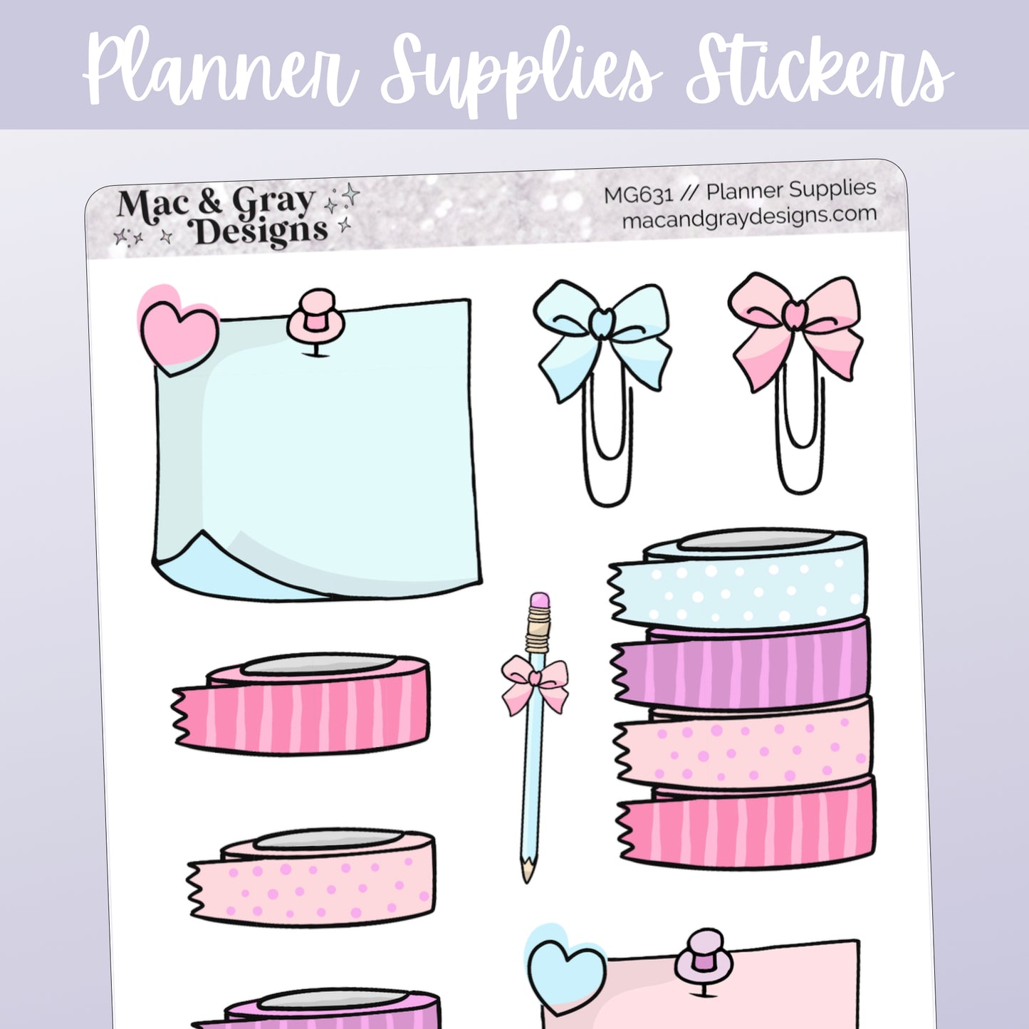 Planner Supplies // Deco & Journalling Stickers