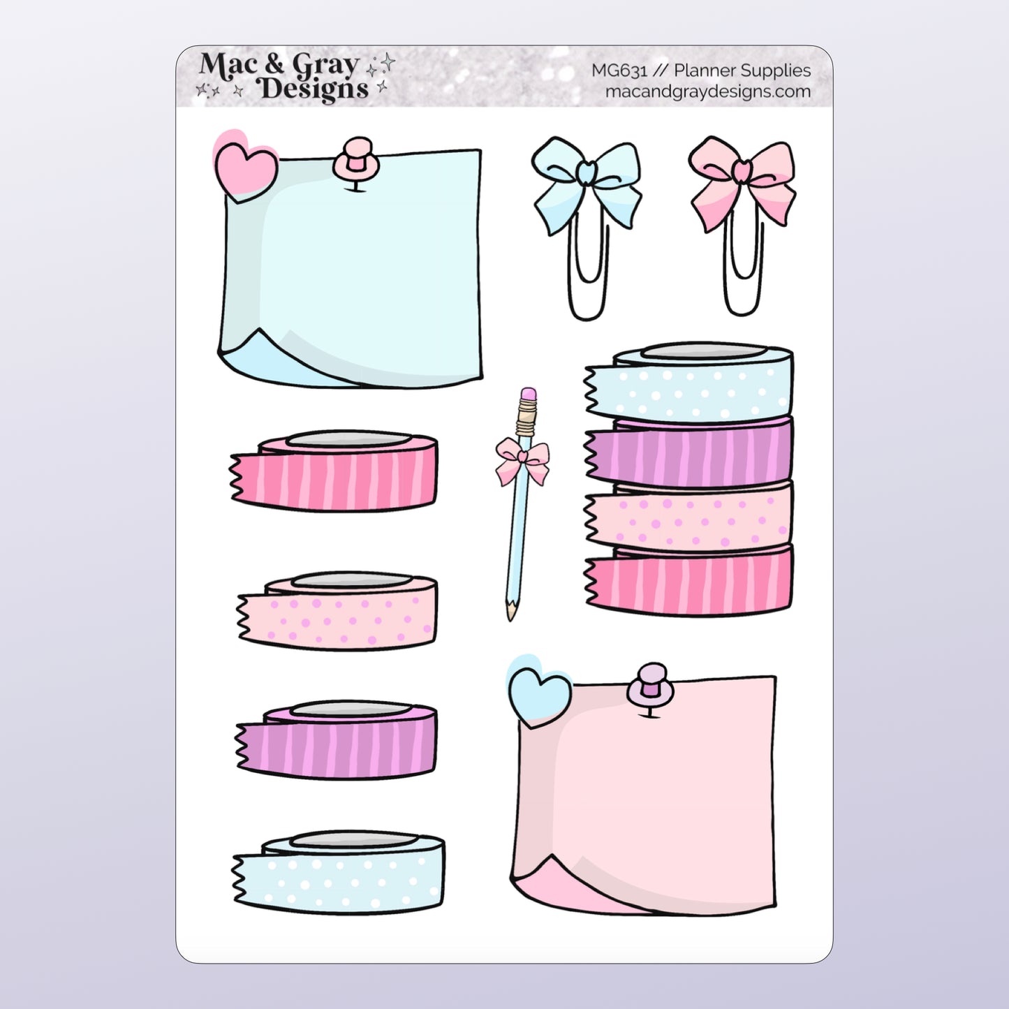 Planner Supplies // Deco & Journalling Stickers