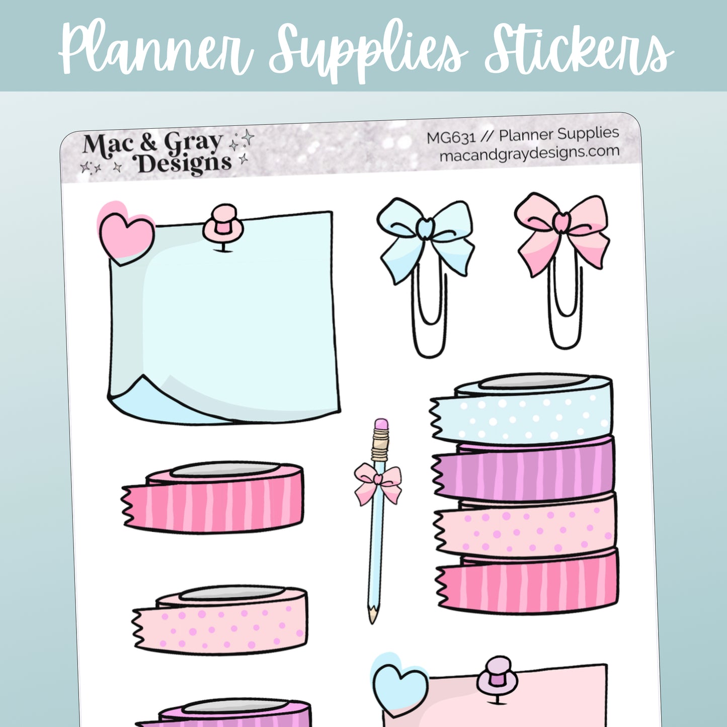 Planner Supplies // Deco & Journalling Stickers