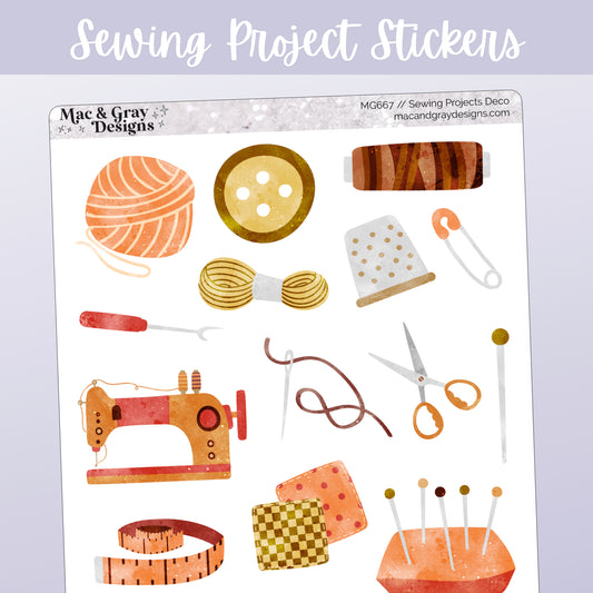 Sewing Projects  Deco // Deco & Journalling Stickers