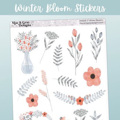Winter Bloom Deco | Deco Stickers