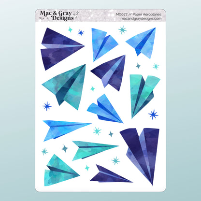 Paper Aeroplanes | Deco Stickers