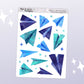 Paper Aeroplanes // Deco & Journalling Stickers