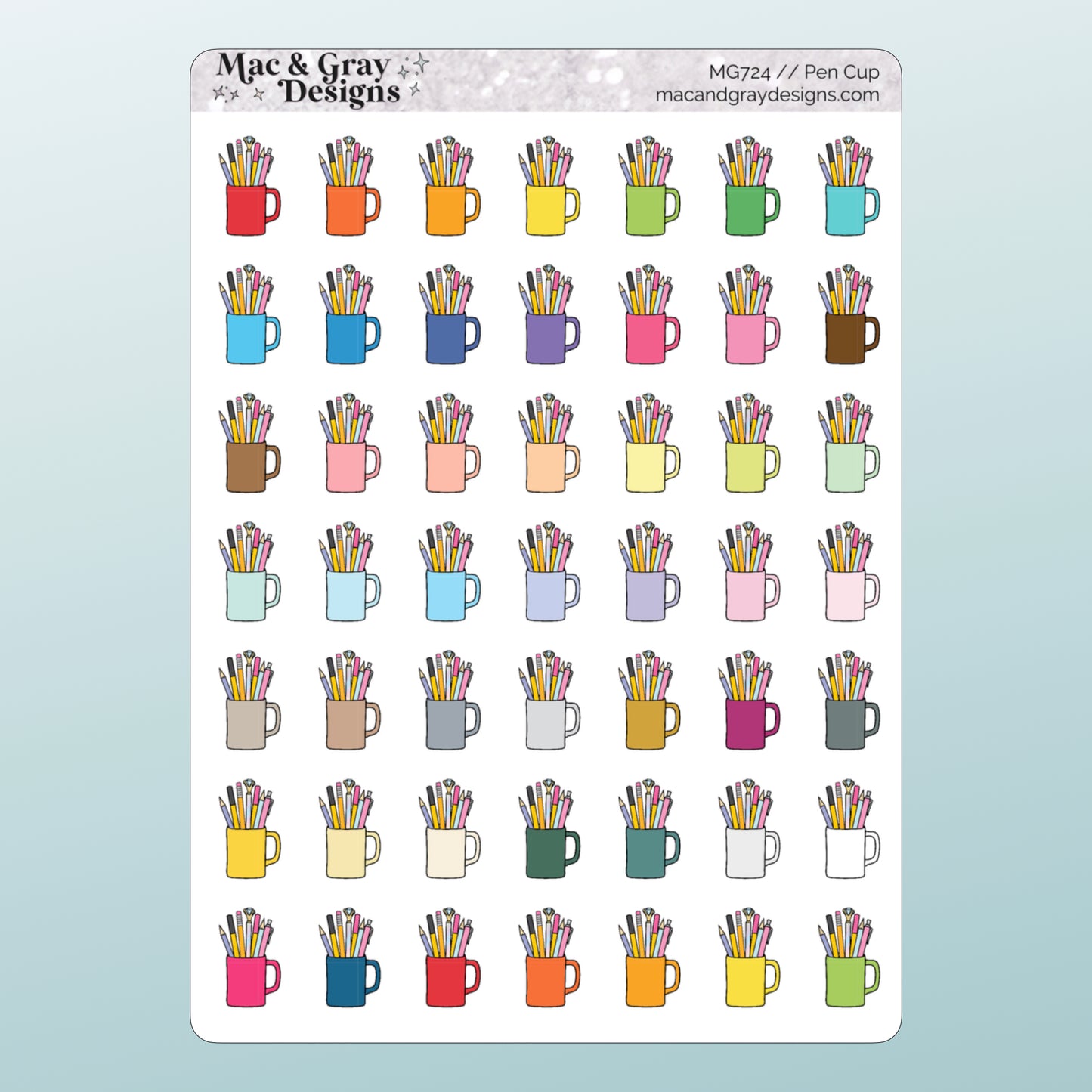 Pen Cup | Functional Stickers