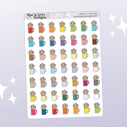 Pen Cup | Functional Stickers