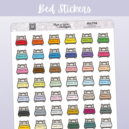 Bed Stickers | Functional Stickers