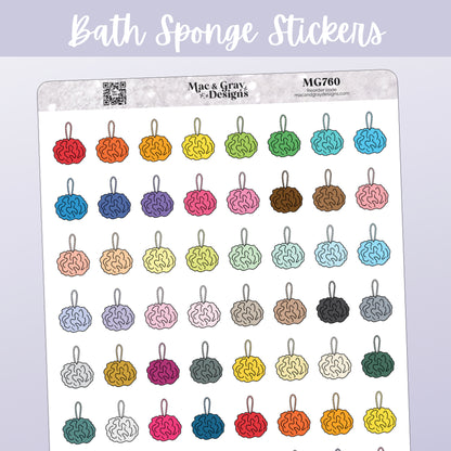 Bath Sponge | Functional Stickers
