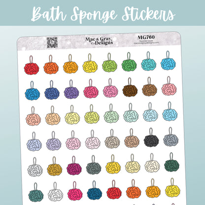 Bath Sponge | Functional Stickers