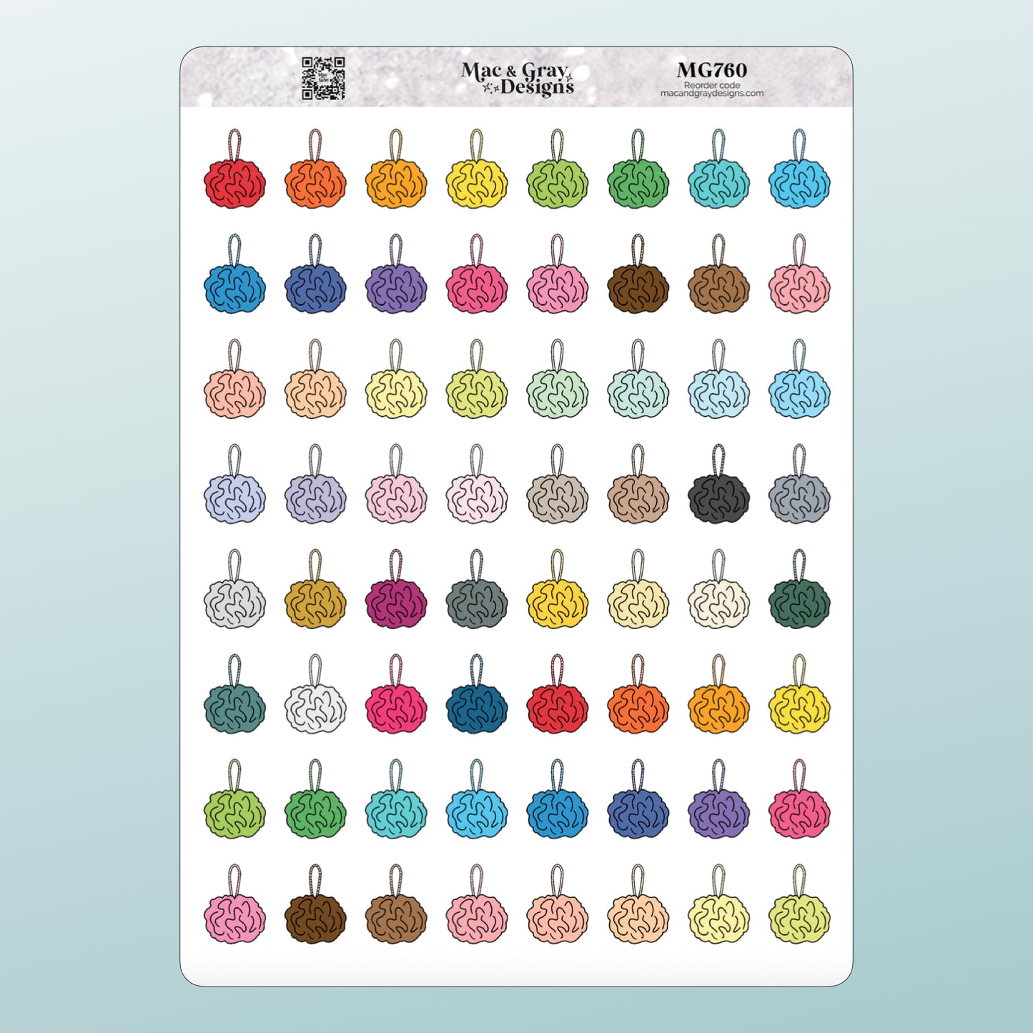 Bath Sponge | Functional Stickers