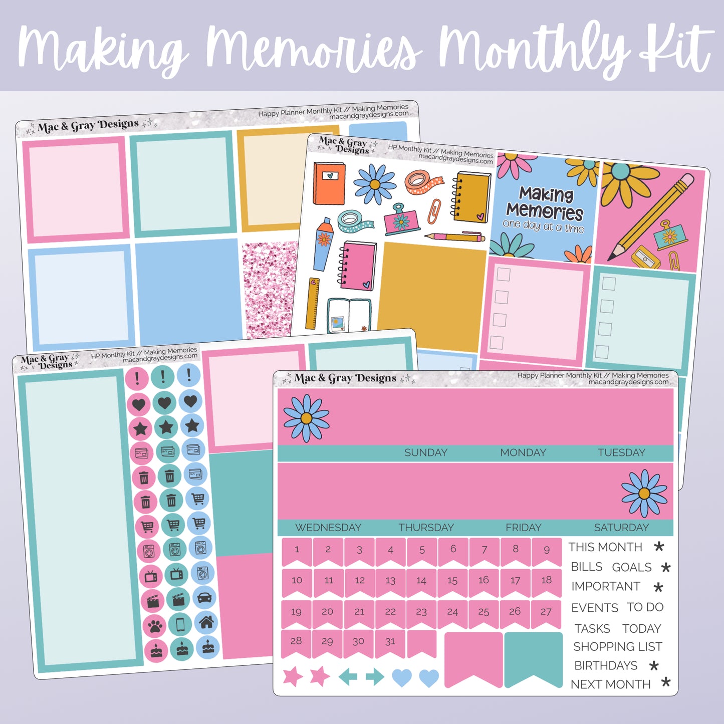 Making Memories | Monthly Kit [Exclusive Art]