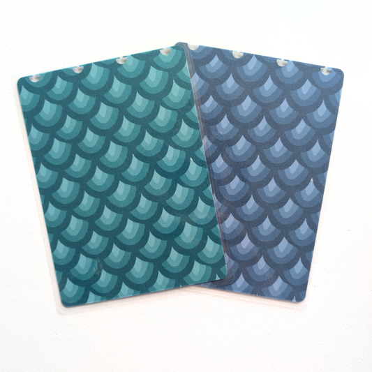 Mermaid Pattern | Discbound Sticker Storage Covers
