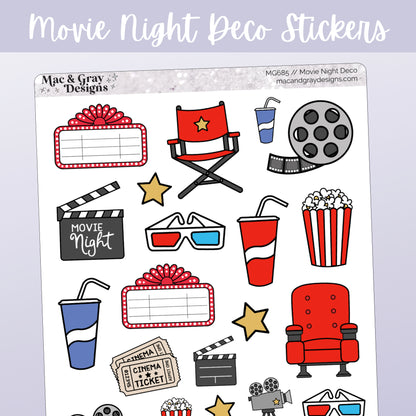 Movie Night Cinema | Deco Stickers