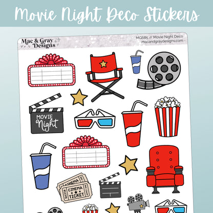 Movie Night Cinema | Deco Stickers