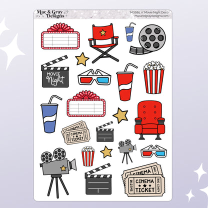 Movie Night Cinema | Deco Stickers