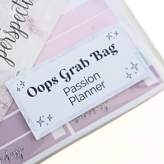 Medium Passion Planner Oops Stickers // Glitch Sticker Sheets