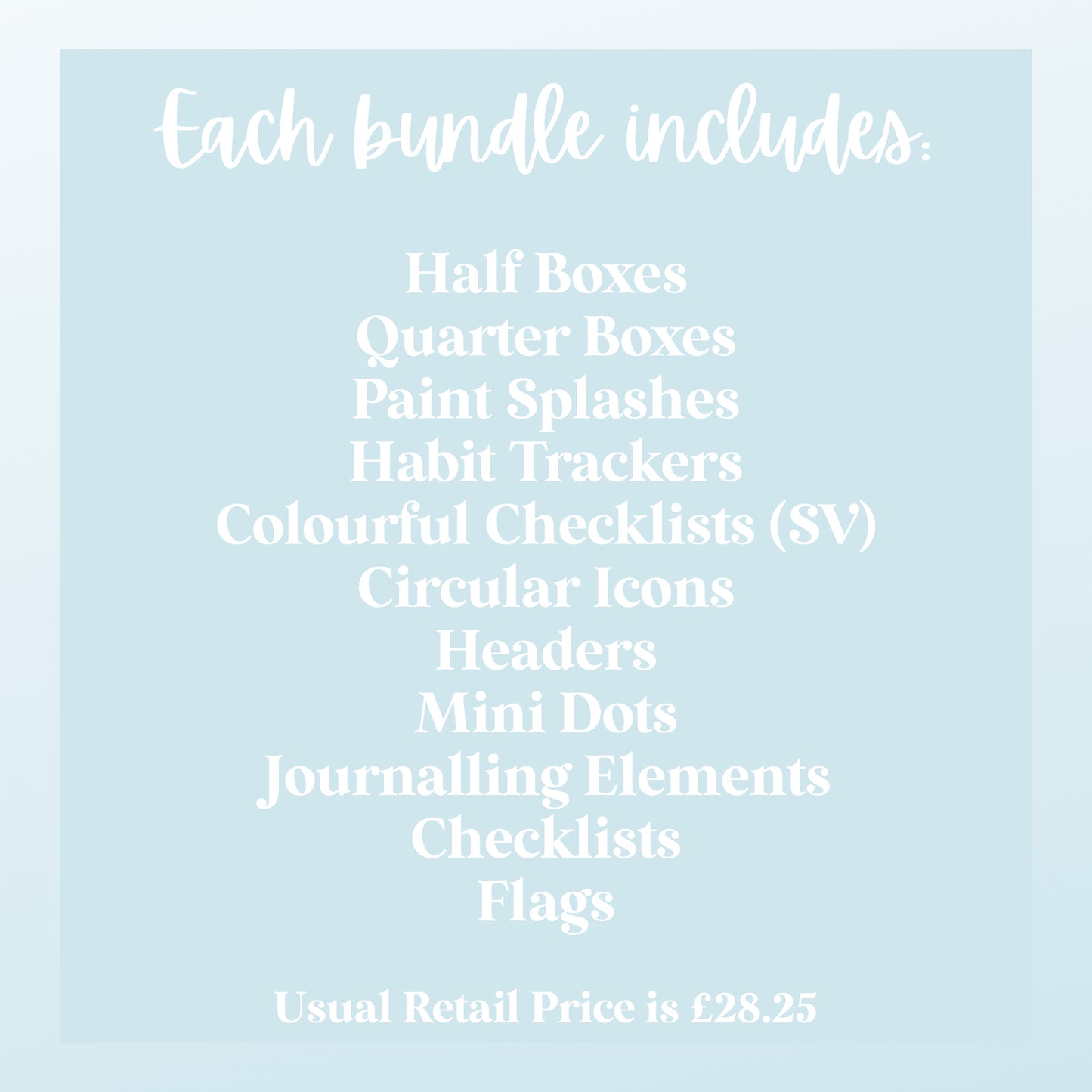 Pastel Sticker Essentials Bundle