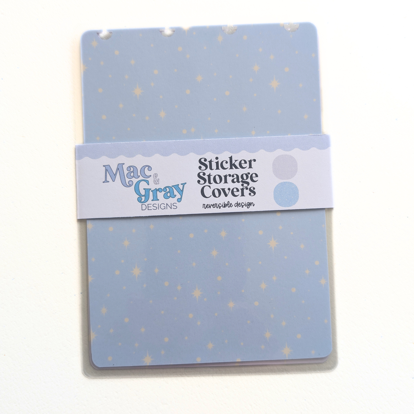 Sparkle Stars | Discbound Sticker Storage Covers