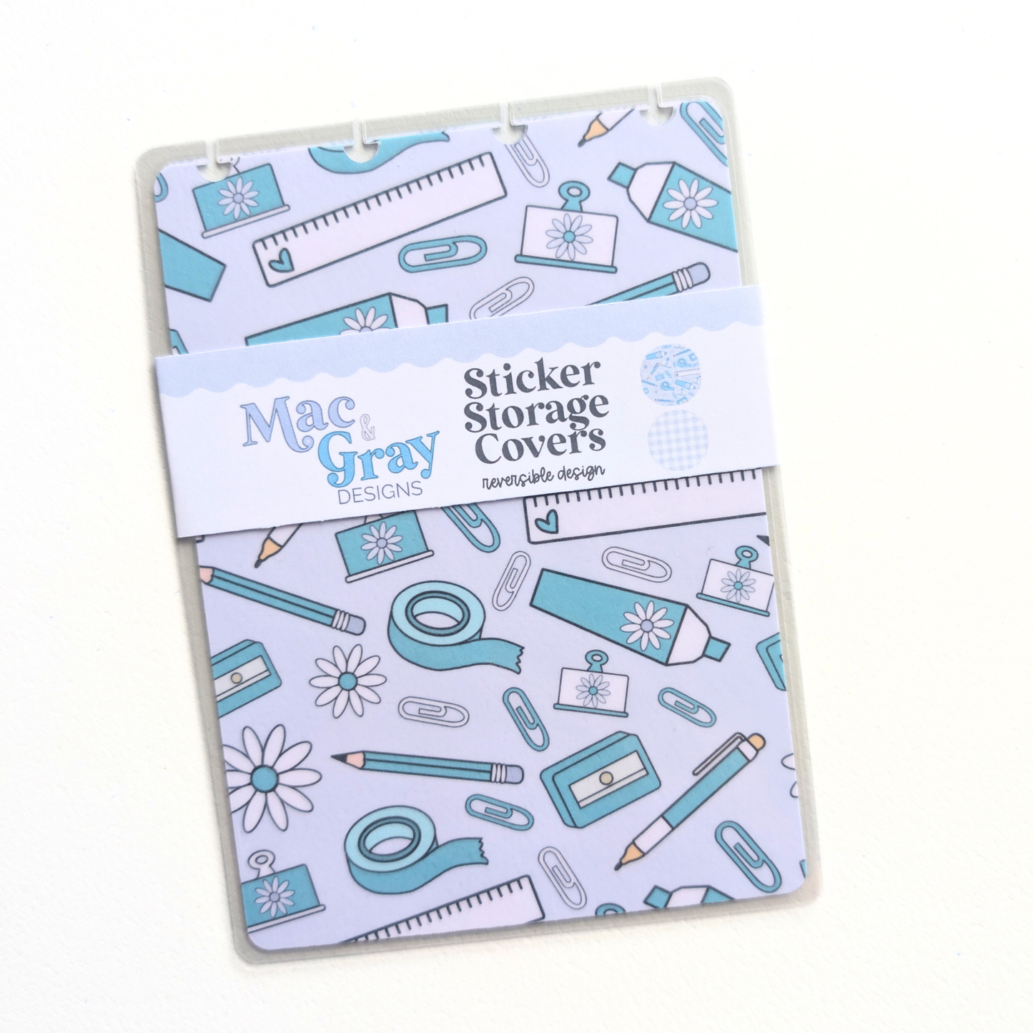 Making Memories Stationery - Purple [Exclusive Art] | Discbound Sticker Storage Covers