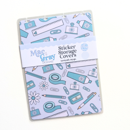 Making Memories Stationery - Purple [Exclusive Art] | Discbound Sticker Storage Covers