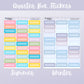 Quarter Box Stickers // Planner Sticker Essentials