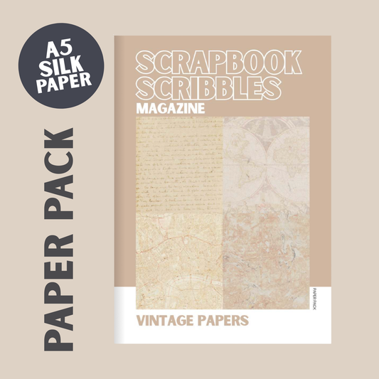 SCRAPBOOK SCRIBBLES MAGAZINE: Vintage Papers Paper Pack