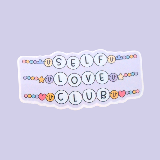 Self Love Club | Waterproof Sticker