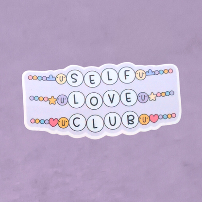Self Love Club | Waterproof Sticker
