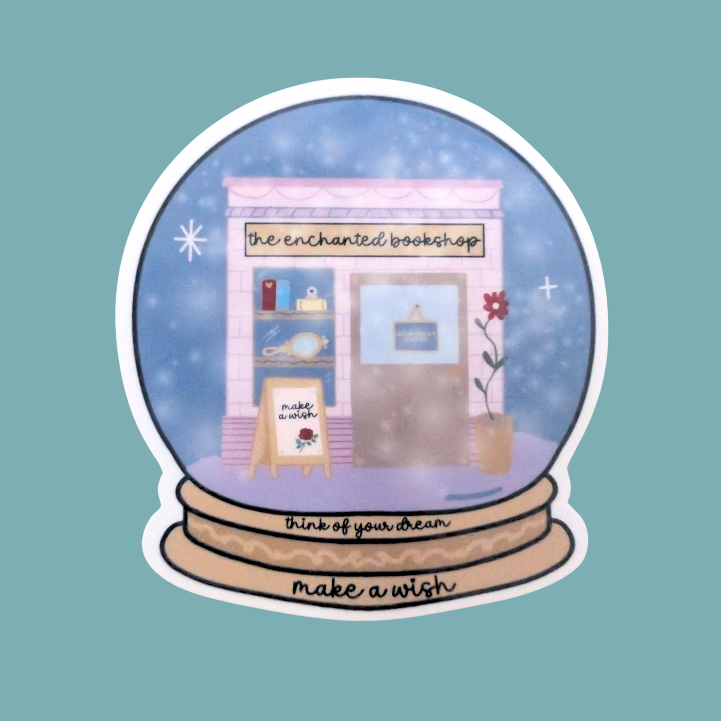 Snow Globe | Waterproof Sticker [Exclusive Art]