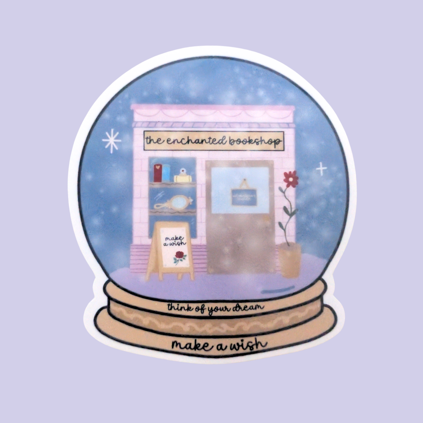 Snow Globe | Waterproof Sticker [Exclusive Art]
