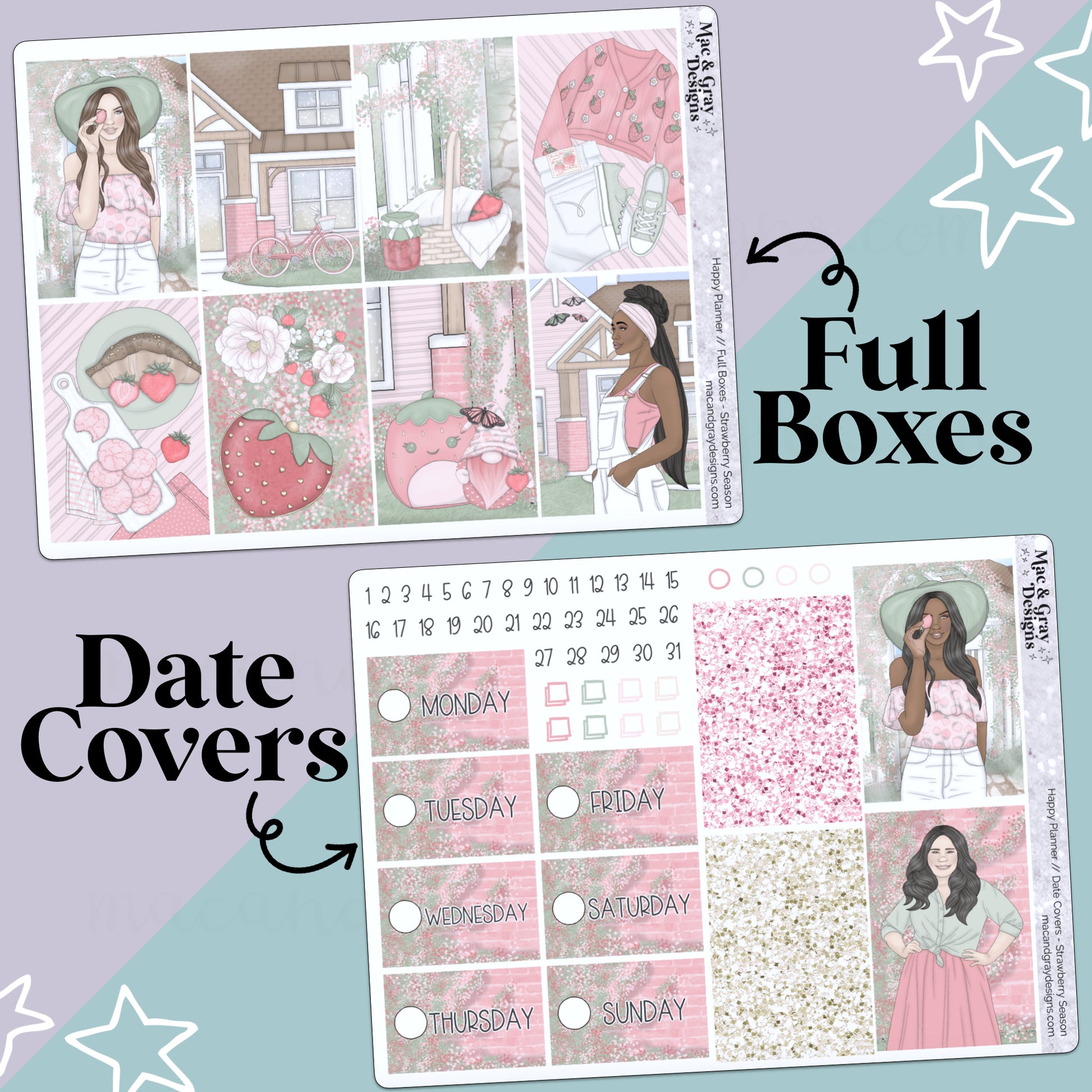 Shop CREATCABIN 512pcs Strawberry Planner Stickers Self-Adhesive Stickers  Fruit Planners Journals Agendas DIY Calendar Crafting Tabs Events Flags 8  Sheets Decoration for Gifts Box Envelope Seals for Jewelry Making -  PandaHall Selected