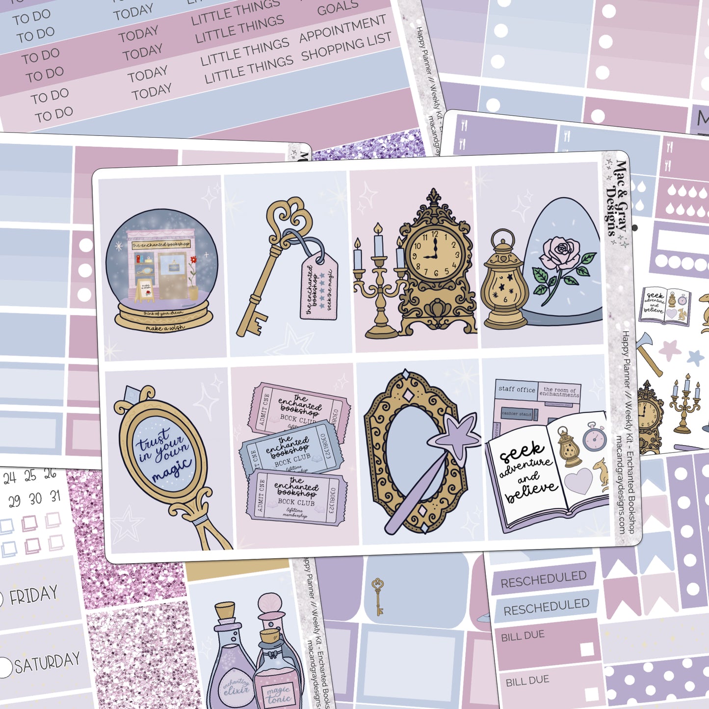 The Enchanted Bookshop | Full Weekly Kit [Exclusive Art]