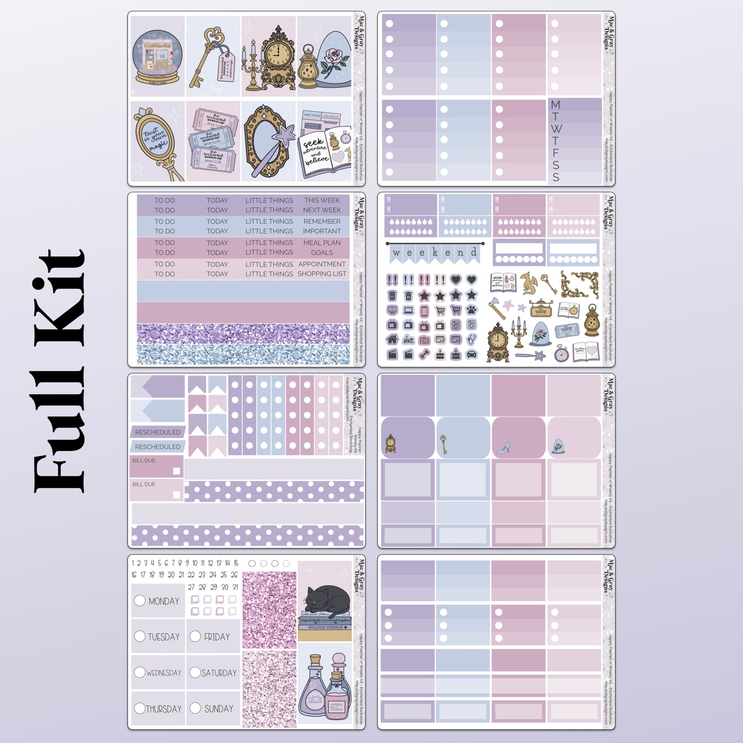 The Enchanted Bookshop | Full Weekly Kit [Exclusive Art]