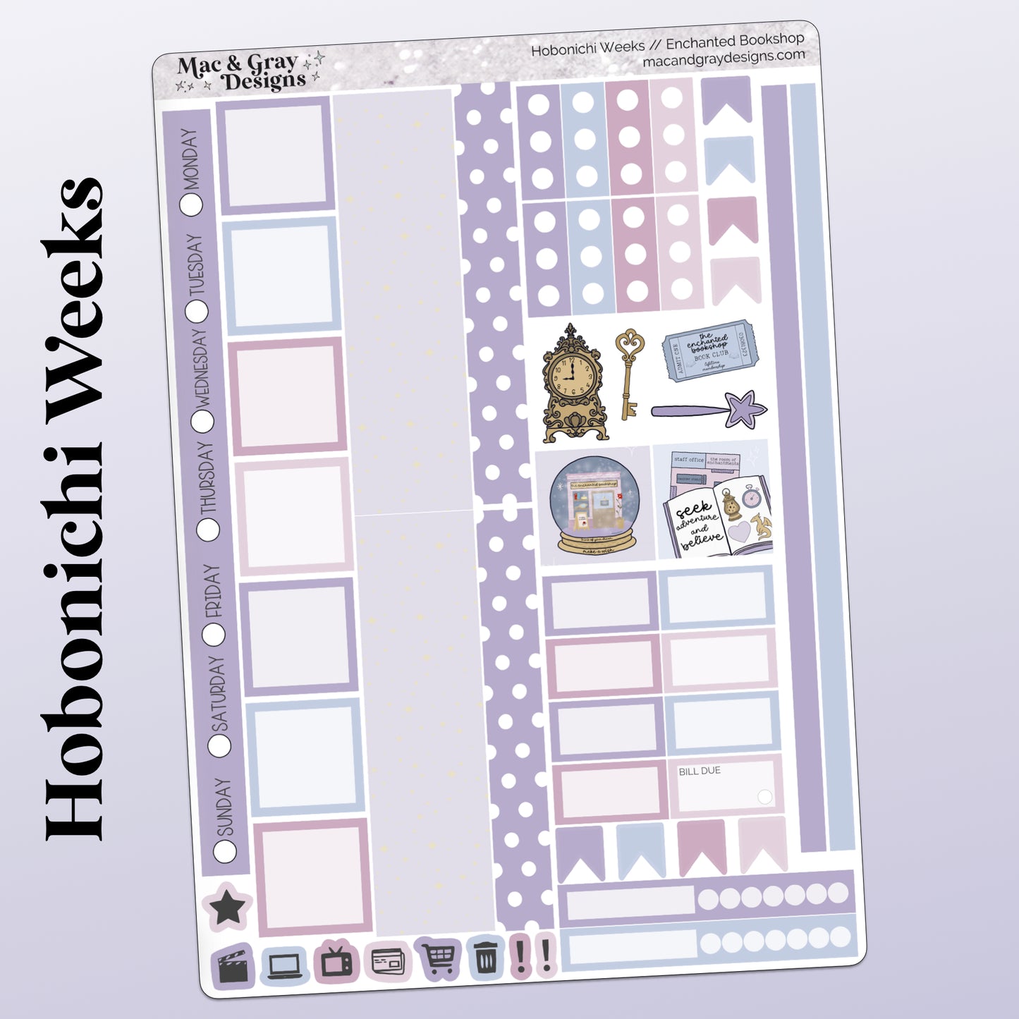 The Enchanted Bookshop | Hobonichi Weeks [Exclusive Art]
