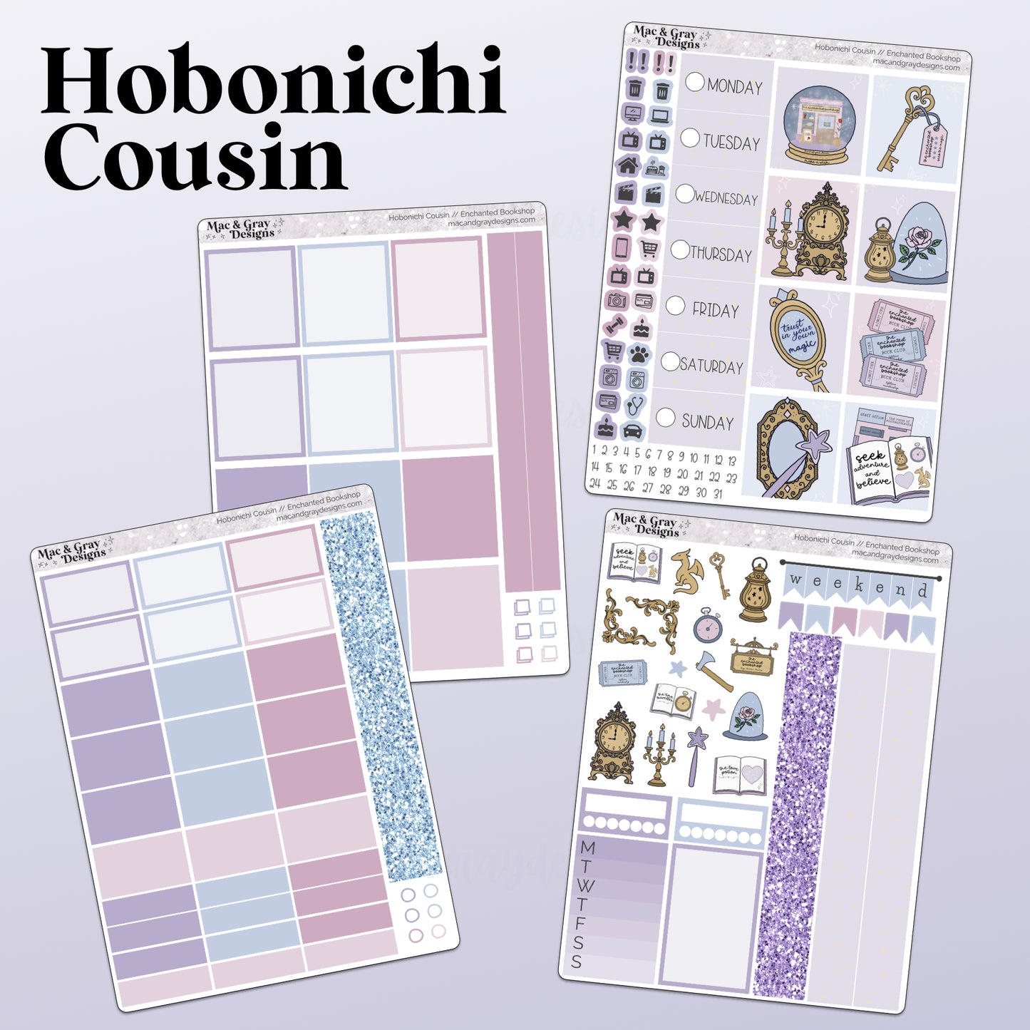 The Enchanted Bookshop | Hobonichi Cousin [Exclusive Art]