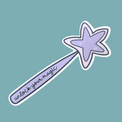 Magic Wand | Waterproof Sticker [Exclusive Art]