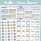 Neutral Weight Loss Stickers // Weight Scale & Diet Tracker Planner Stickers