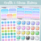 Kawaii Weight Loss Stickers // Weight Scale & Diet Tracker Planner Stickers