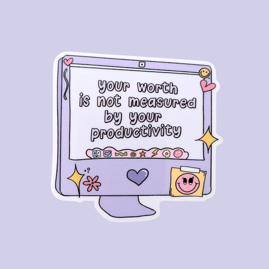 Your Worth | Waterproof Sticker