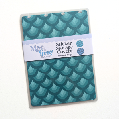 Mermaid Pattern | Discbound Sticker Storage Covers