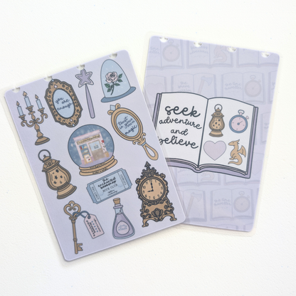 The Enchanted Bookshop [Exclusive Art] | Discbound Sticker Storage Covers