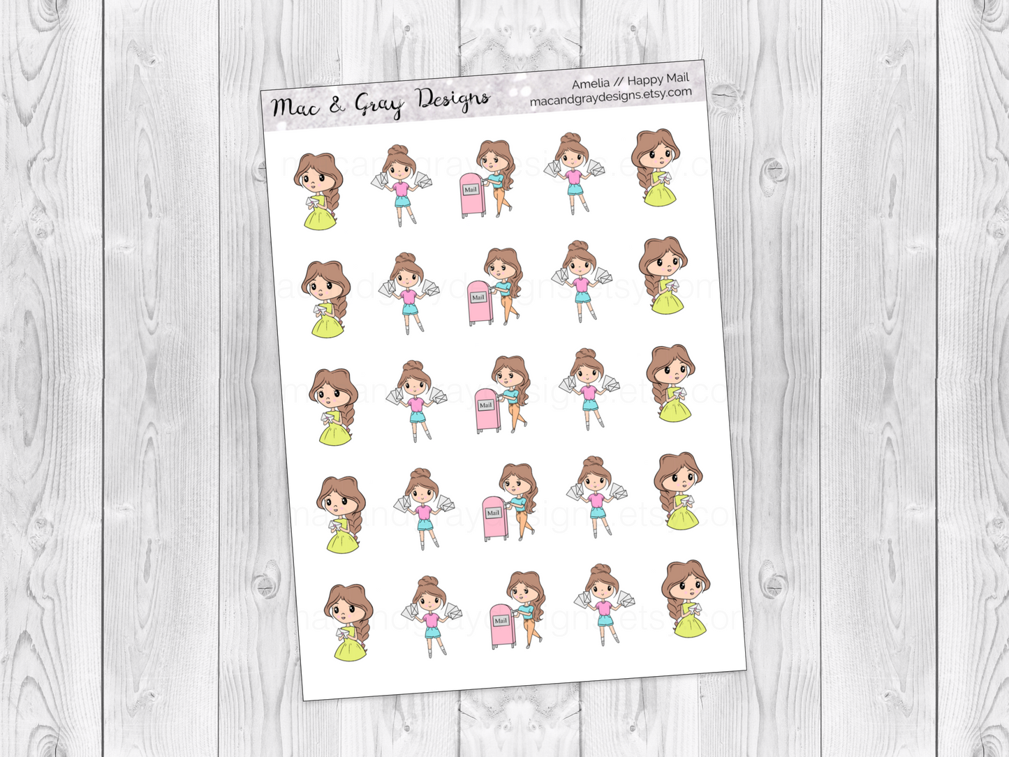 Happy Mail | Character Stickers
