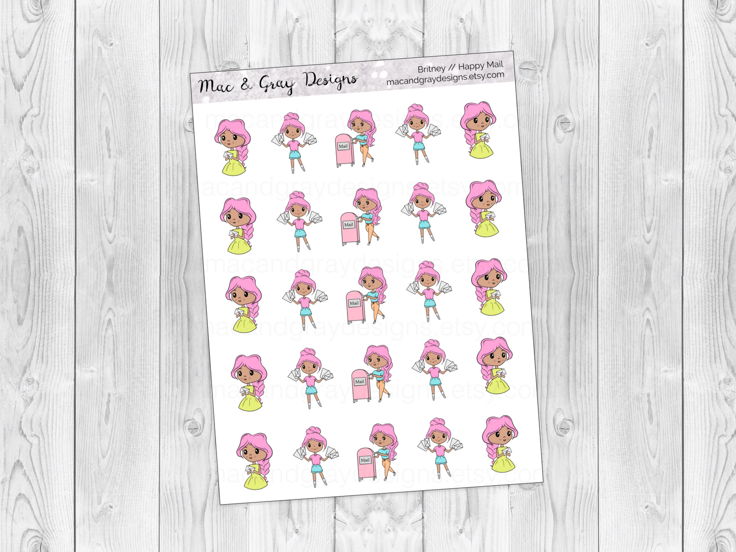Happy Mail | Character Stickers