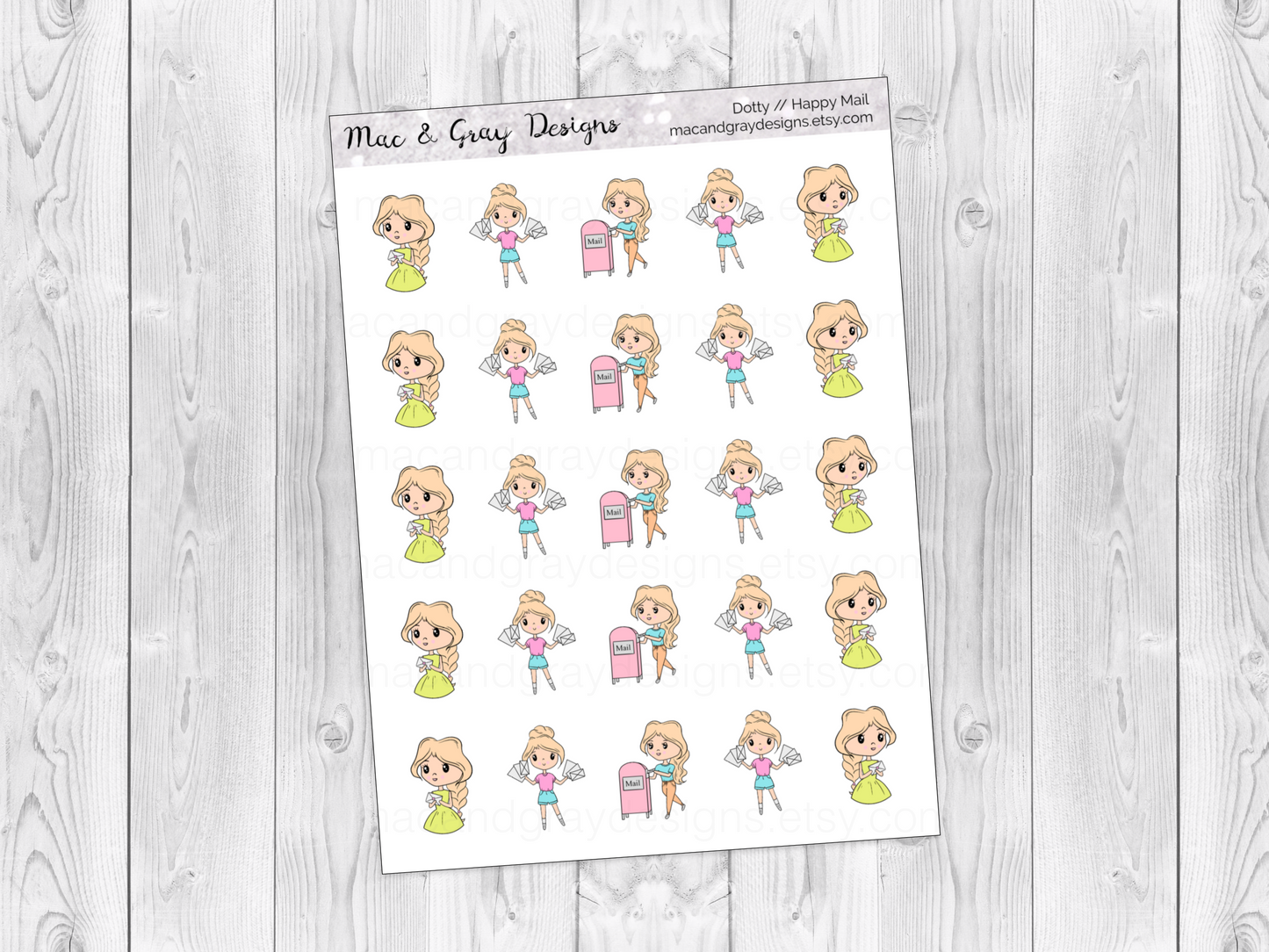 Happy Mail | Character Stickers