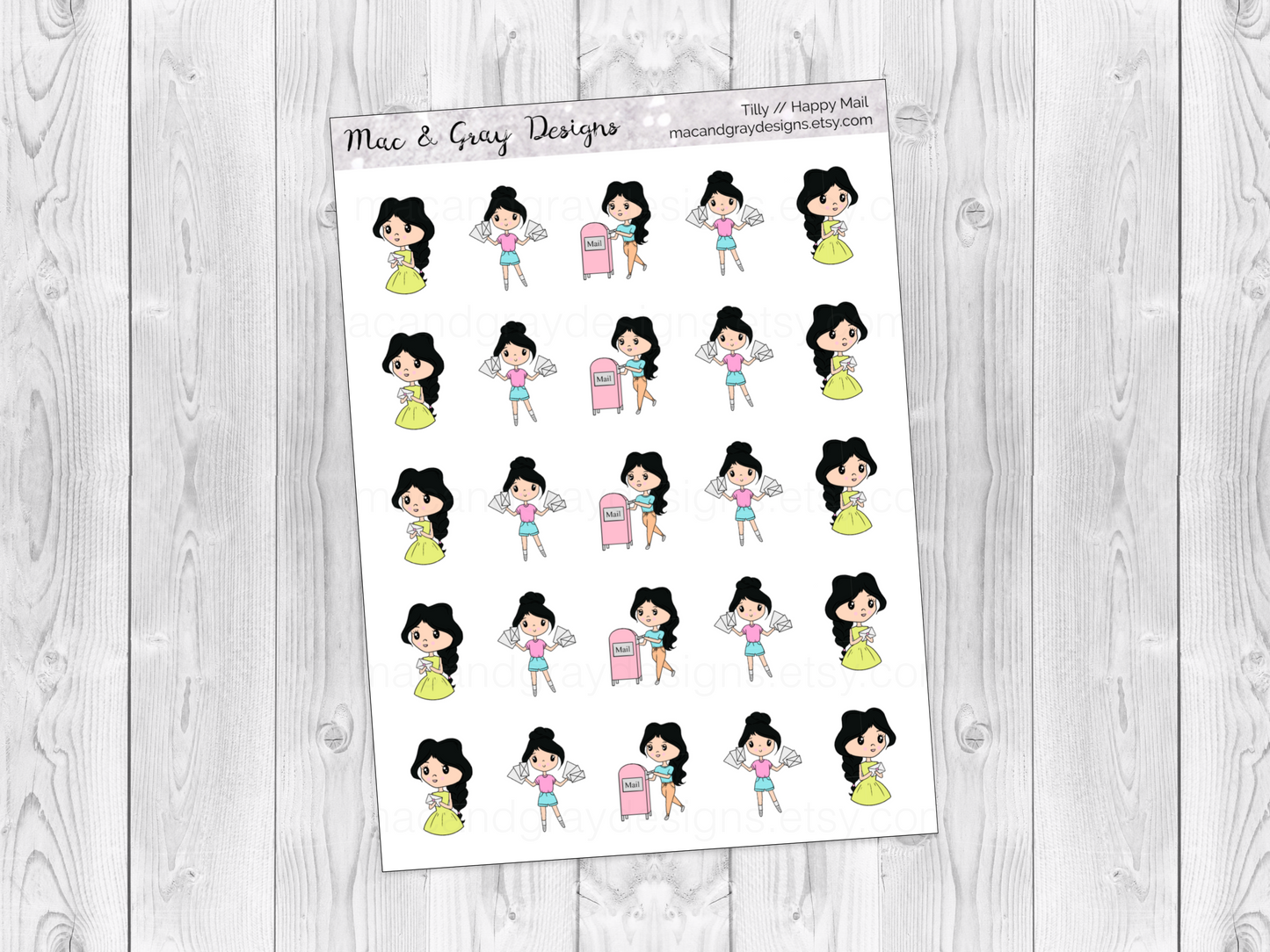 Happy Mail | Character Stickers